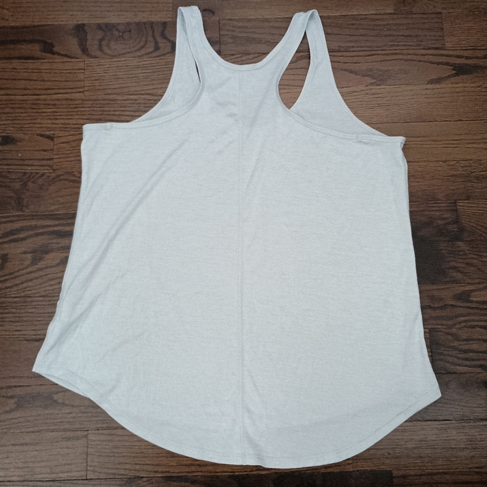 Womens Prana Light Gray Revere Racerback Tank Top Style W11170010 Size Medium - Picture 5 of 8